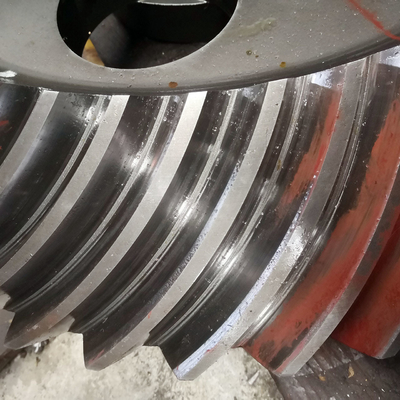 Custom Made 10 Module Helix Spiral Bevel Gears  for Heavy Duty Applications