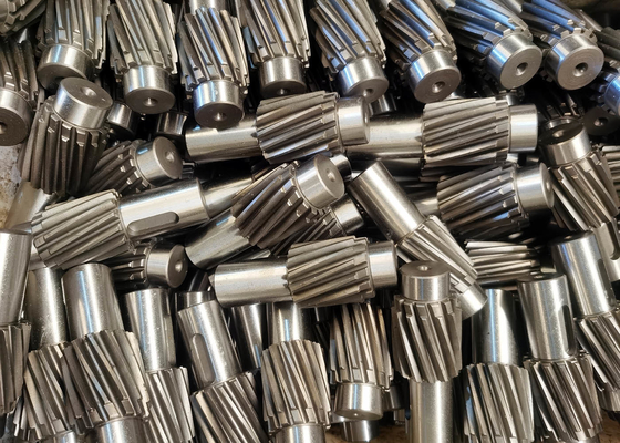 20CrMnTi Pinion Single Helical Gear Shaft with High Load-Carrying Capacity