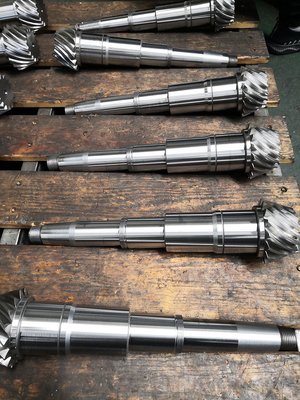 6.5 Module Gleason Spiral Gear Shaft Transmission Gears And Shafts