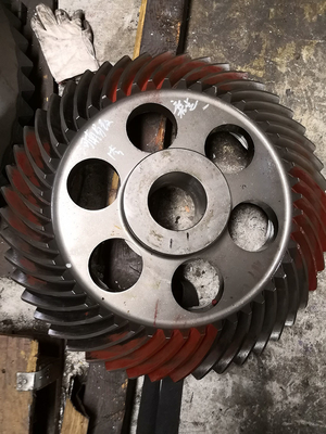 Custom Made 10 Module Helix Spiral Bevel Gears  for Heavy Duty Applications