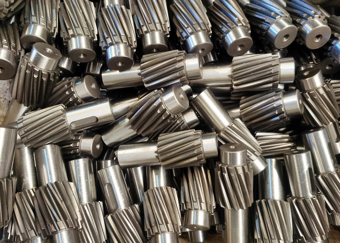 20CrMnTi Pinion Single Helical Gear Shaft with High Load-Carrying Capacity