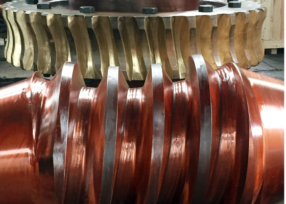 Zastosowane OEM ZCuAl10Fe3 Worm Shaft And Worm Gear Set dla zastosowań o wysokiej wydajności
