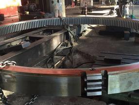 Przekładnia pierścieniowa ze stali AISI 4140 z wewnętrzną przekładnią zębatą