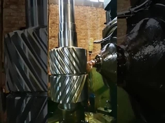 SAE 4340 Stalowy DP 1.5 24T Dwukrotny wał biegów spiralnych do zastosowań ciężkich